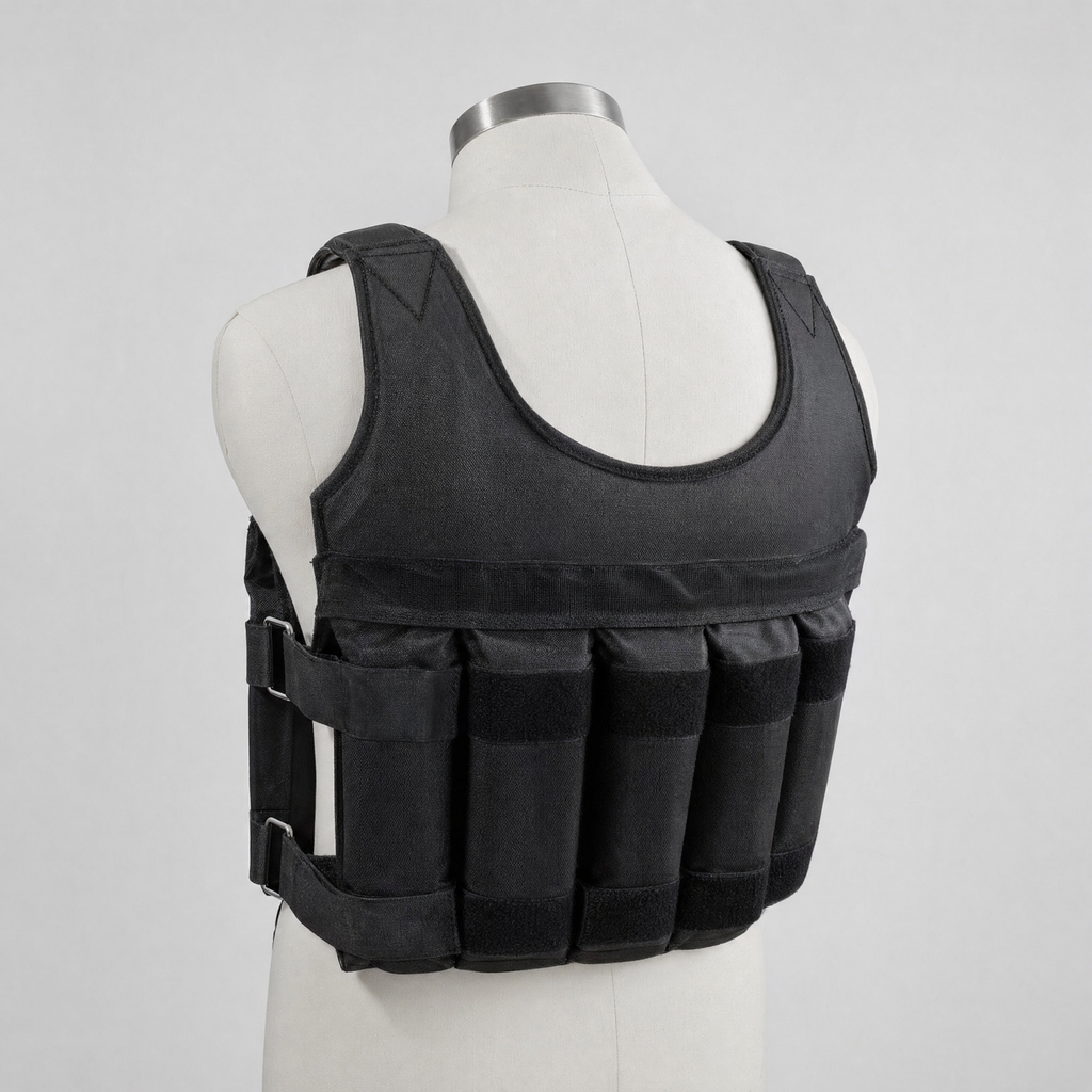 Ironload Adjustable Weighted Vest with 50 kg Capacity for Strength Training, view 6