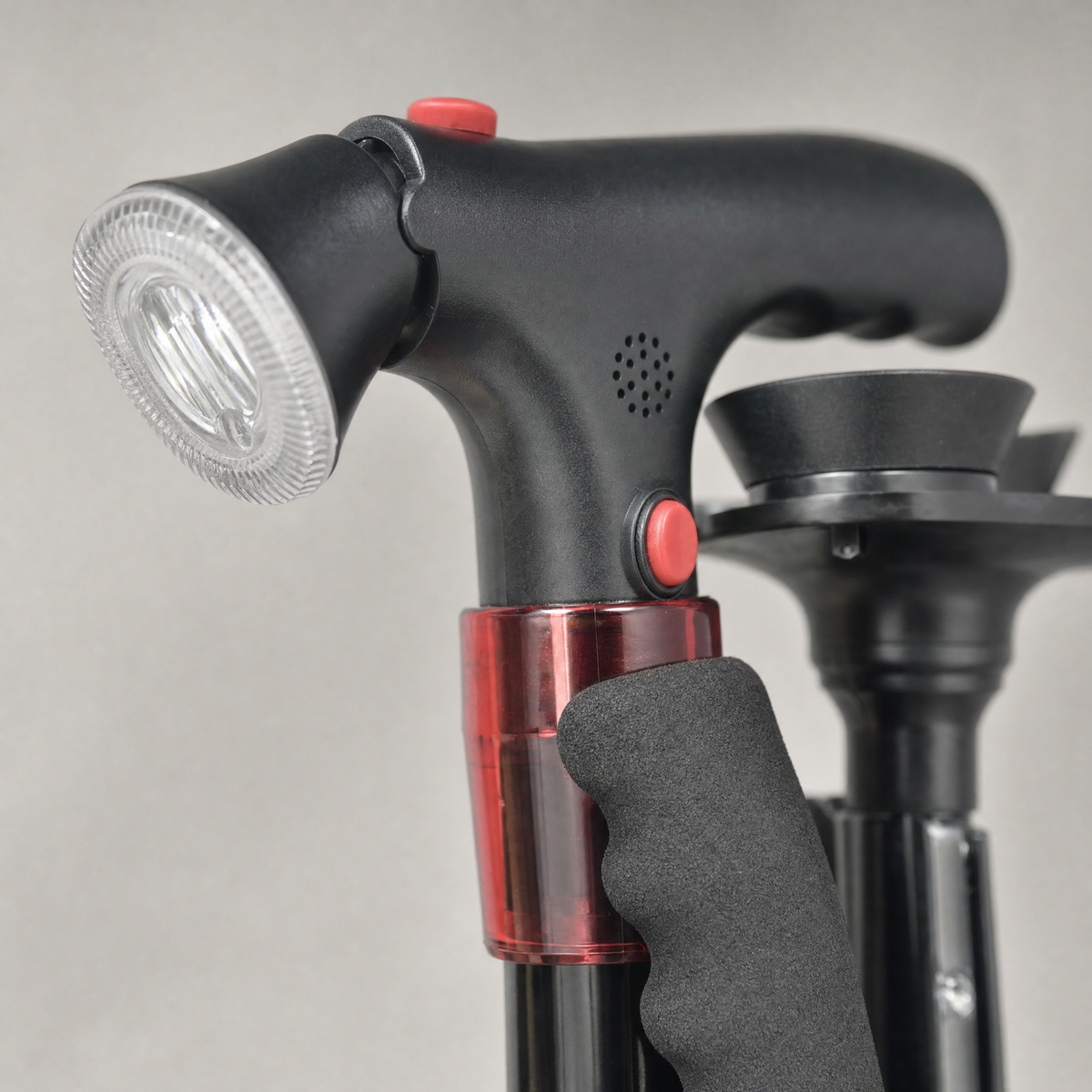 Steadygrip Adjustable Walking Cane with LED Light & Alarm Function, view 5