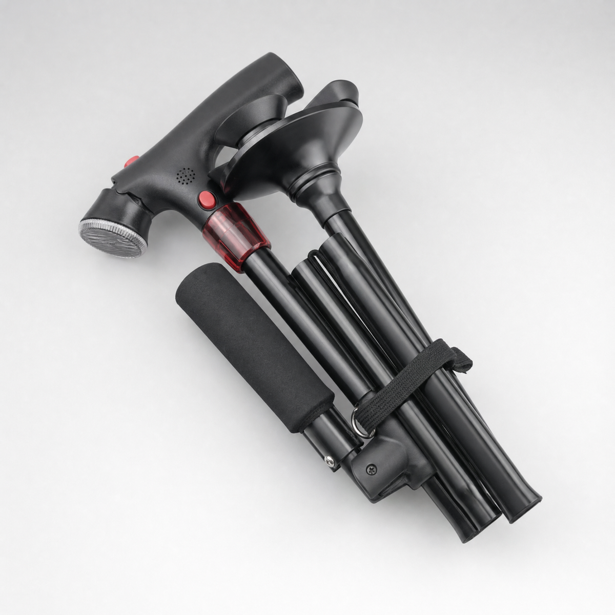 Steadygrip Adjustable Walking Cane with LED Light & Alarm Function, view 3