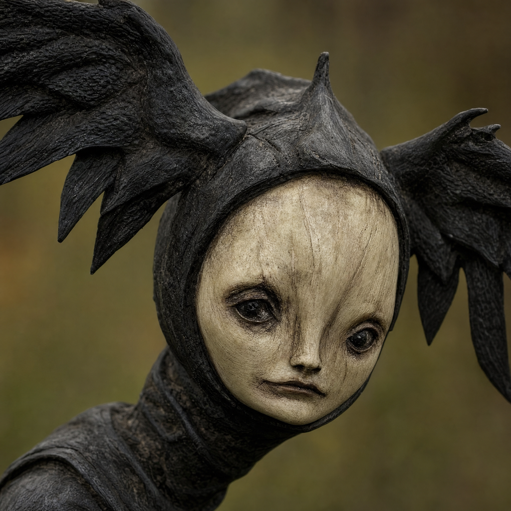 Hollowmarsh Creepy Witch Sculpture for Unique Halloween Decor, view 2
