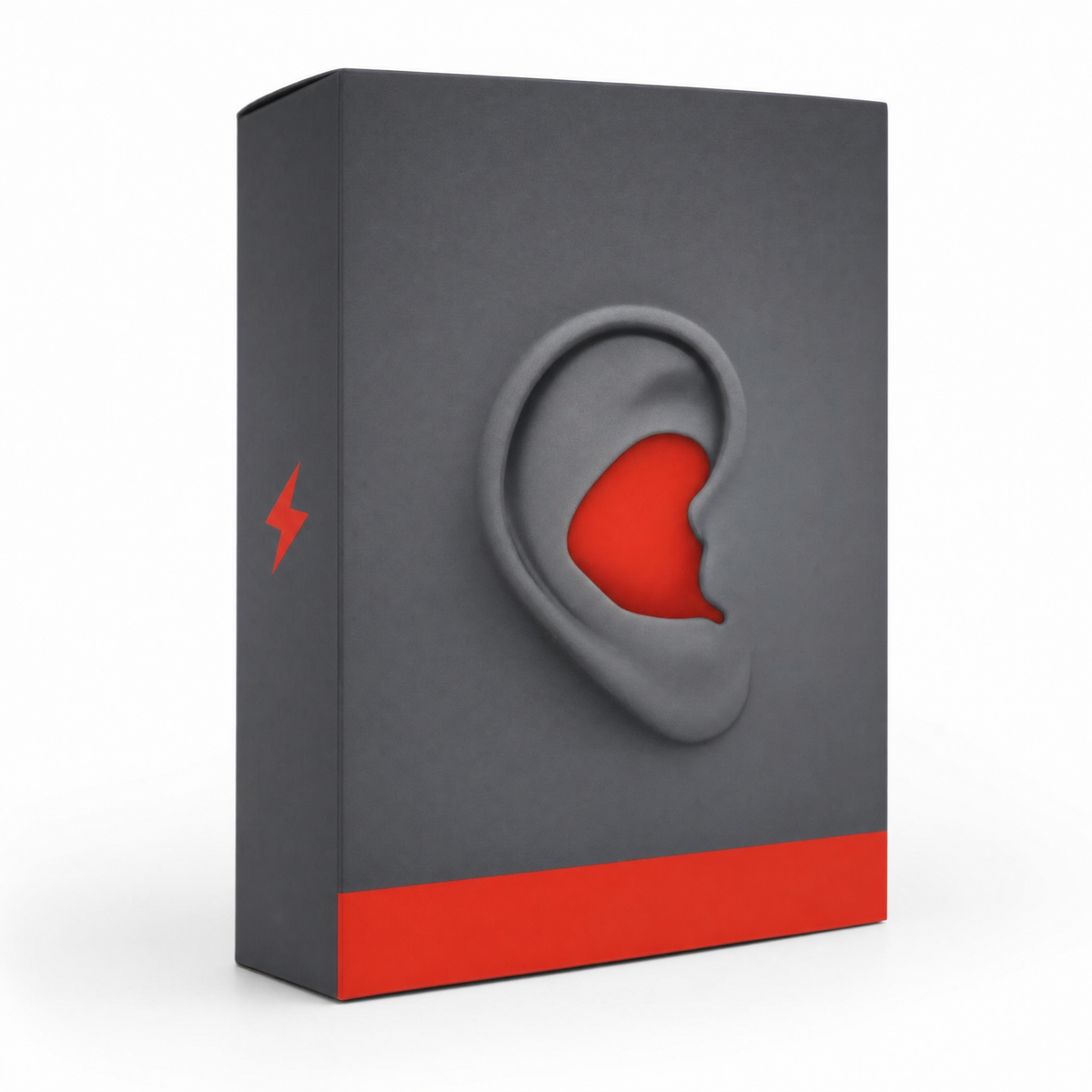 Quietnest Noise-Reducing Silicone Ear Plugs in Red