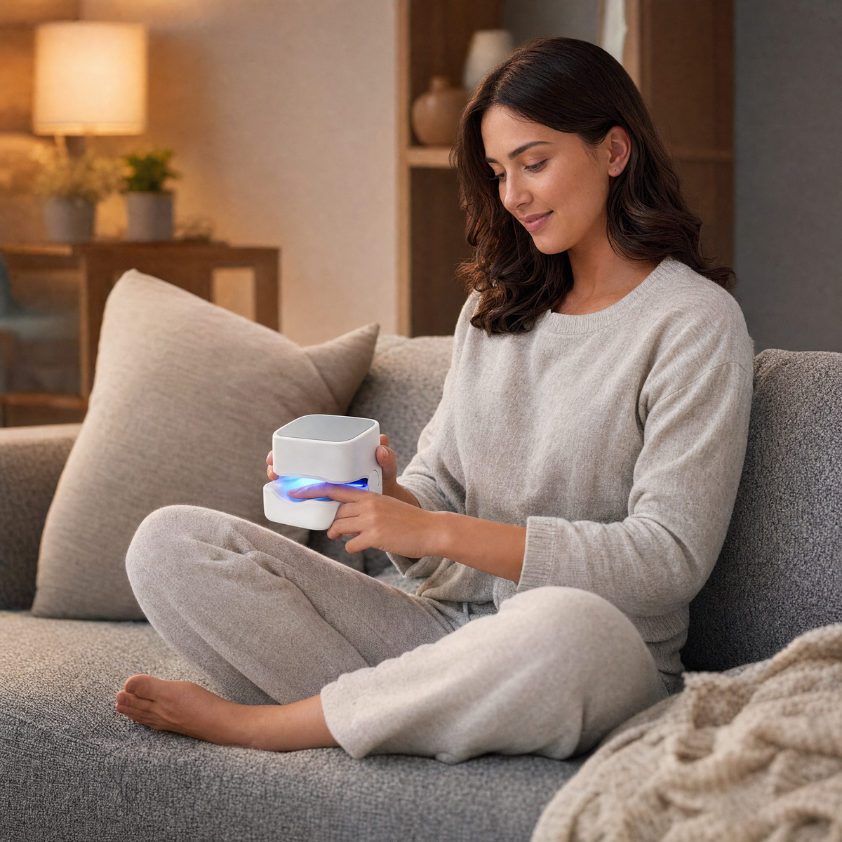 Lumiglow Nail Care Light Device for At-Home Use