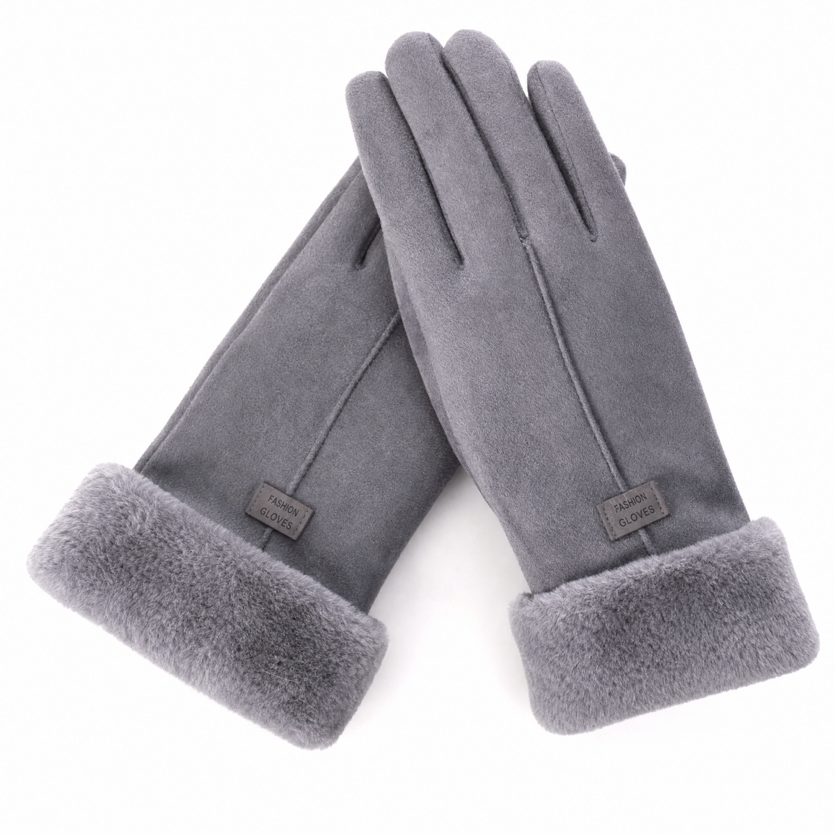 Amberley women's water-resistant winter gloves in Grey