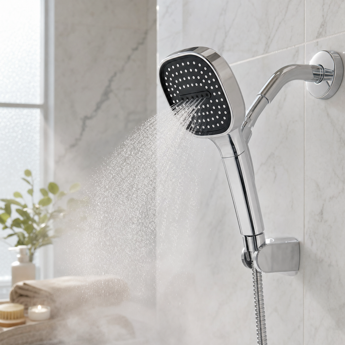 Rainlux Filtered Shower Head with High-Pressure Turbo Boost & 3 Spray Modes
