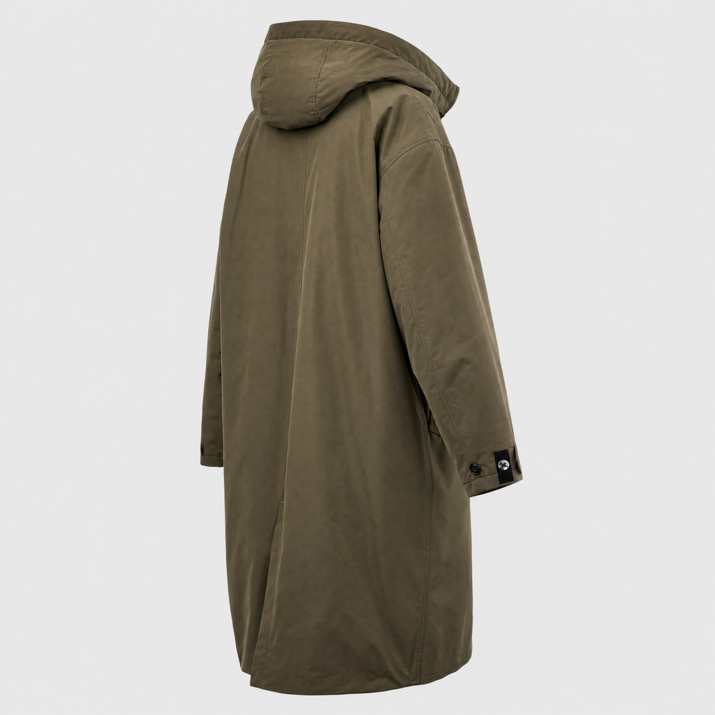 Northgale Men's Water-Resistant Trench Coat with Adjustable Hood, view 7
