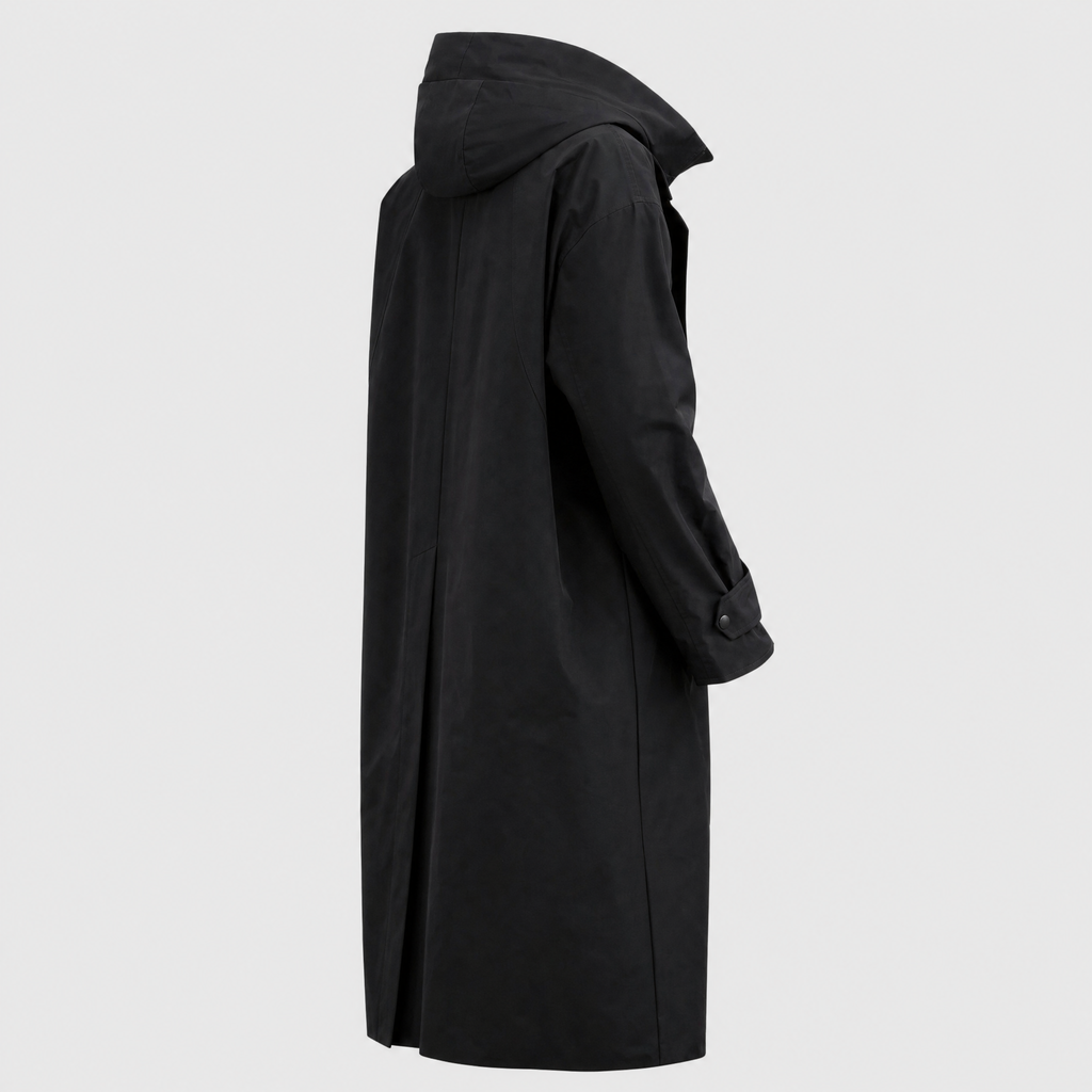Northgale Men's Water-Resistant Trench Coat with Adjustable Hood, view 10
