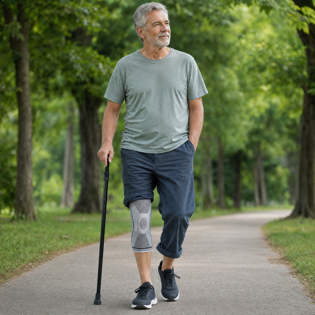 Fleximove Compression Knee Brace with Stability Splints, view 4