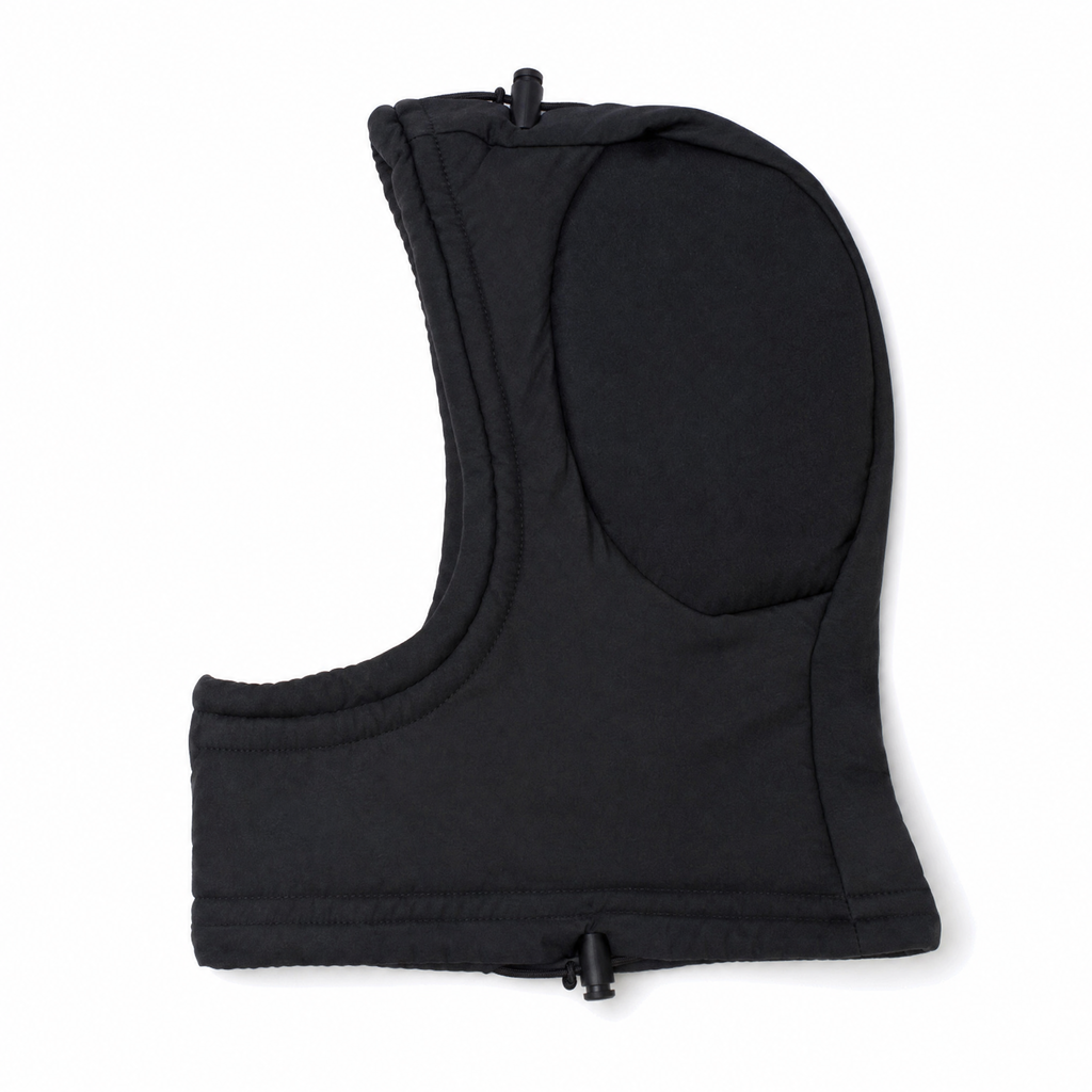 Hushpaws Dog Ear Muffs for Noise Reduction with Adjustable Fit in Black