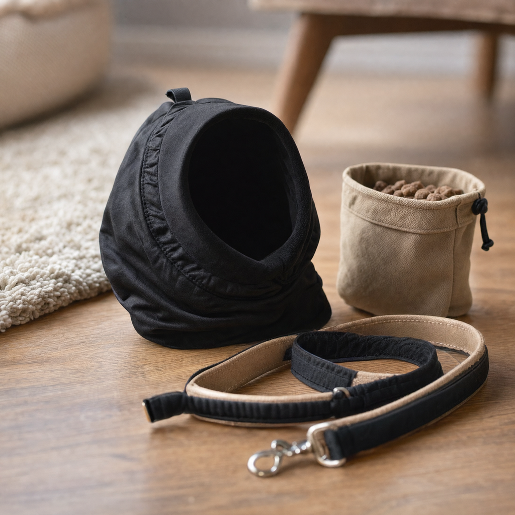 Hushpaws Dog Ear Muffs for Noise Reduction with Adjustable Fit, view 6