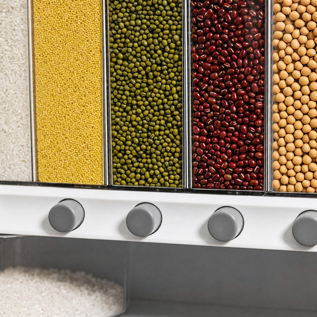 Millhouse Multi-Compartment Kitchen Grain Dispenser, view 2