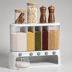 Millhouse Multi-Compartment Kitchen Grain Dispenser, view 3