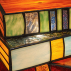 Chapter Stained Glass Book-Stack Table Lamp, view 2