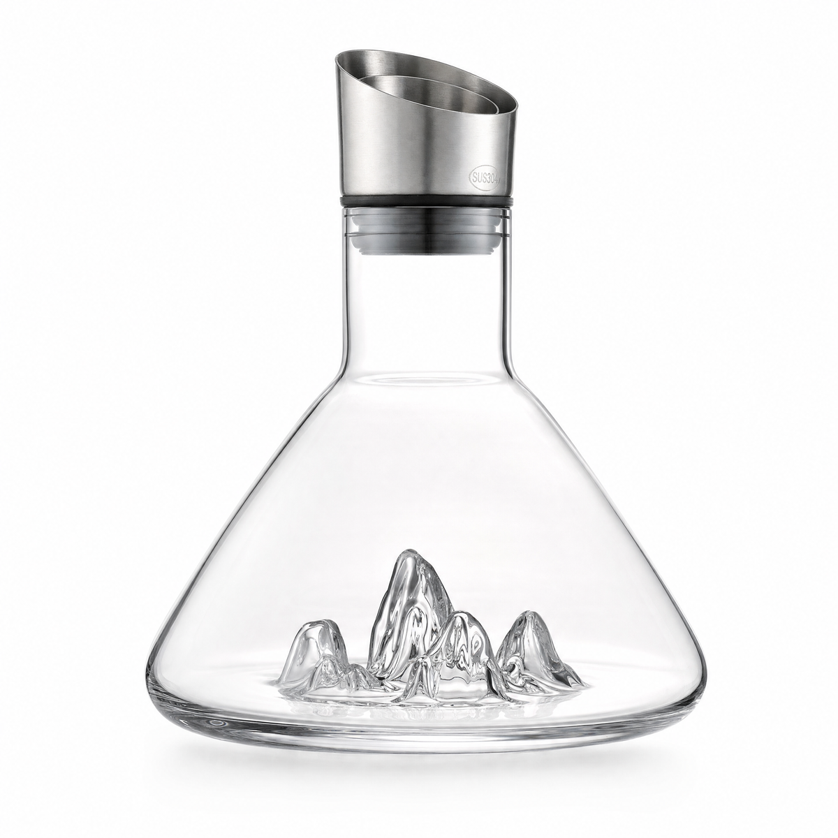 Alpine Crystal Wine Decanter, view 5