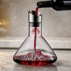 Alpine Crystal Wine Decanter, view 3