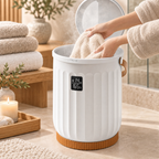 Steamhaven Electric Towel Warmer with Digital Timer & Aromatherapy, view 3