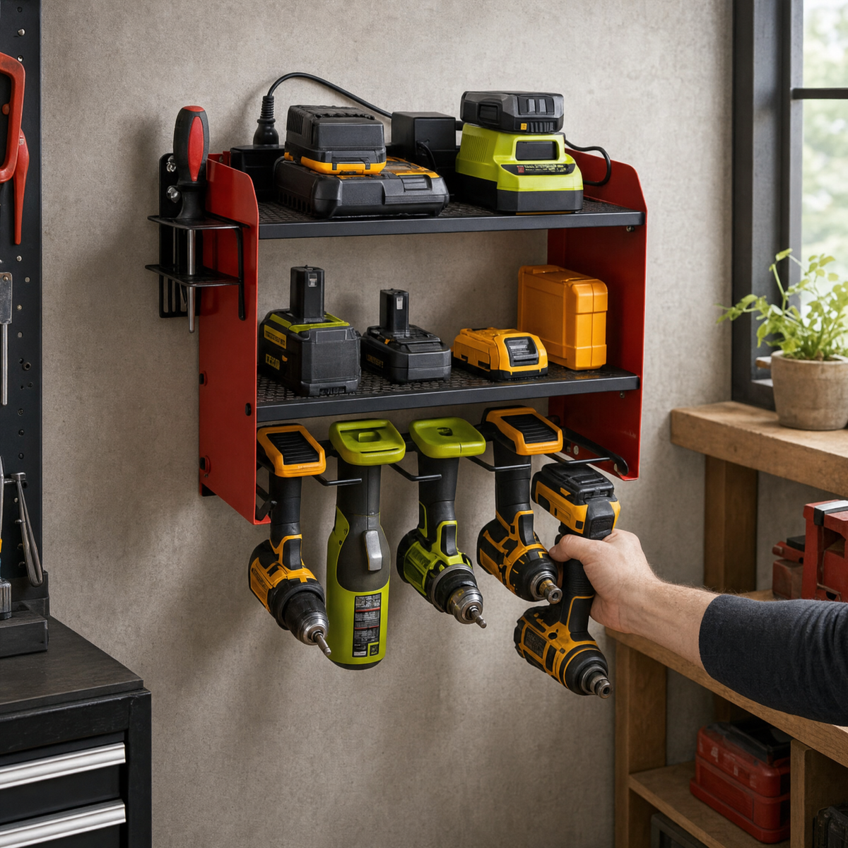 Workbay Wall-Mount Tool Organiser, view 3