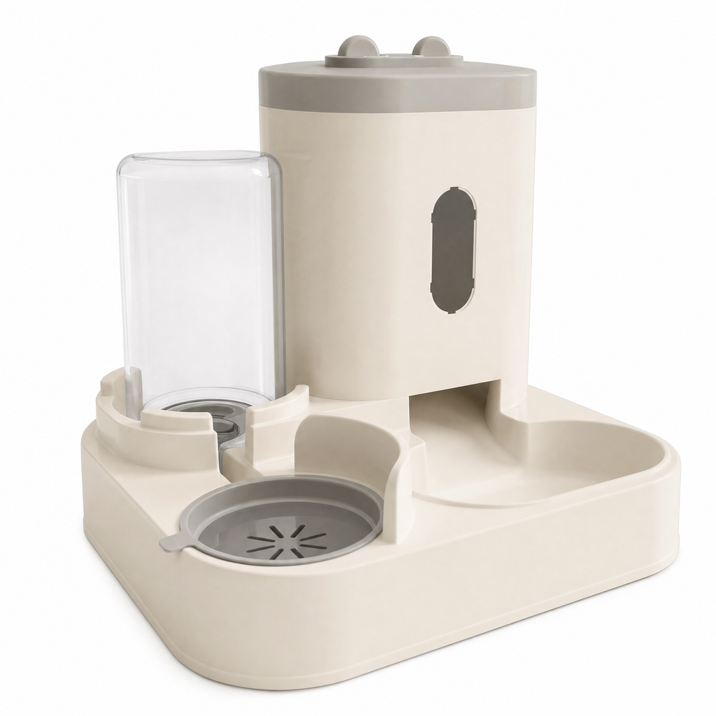 Feastwell 2-in-1 Gravity Pet Feeder & Water Dispenser, view 5