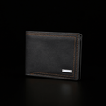 Corvin Premium Faux Leather Wallet with Multiple Card Slots in Black