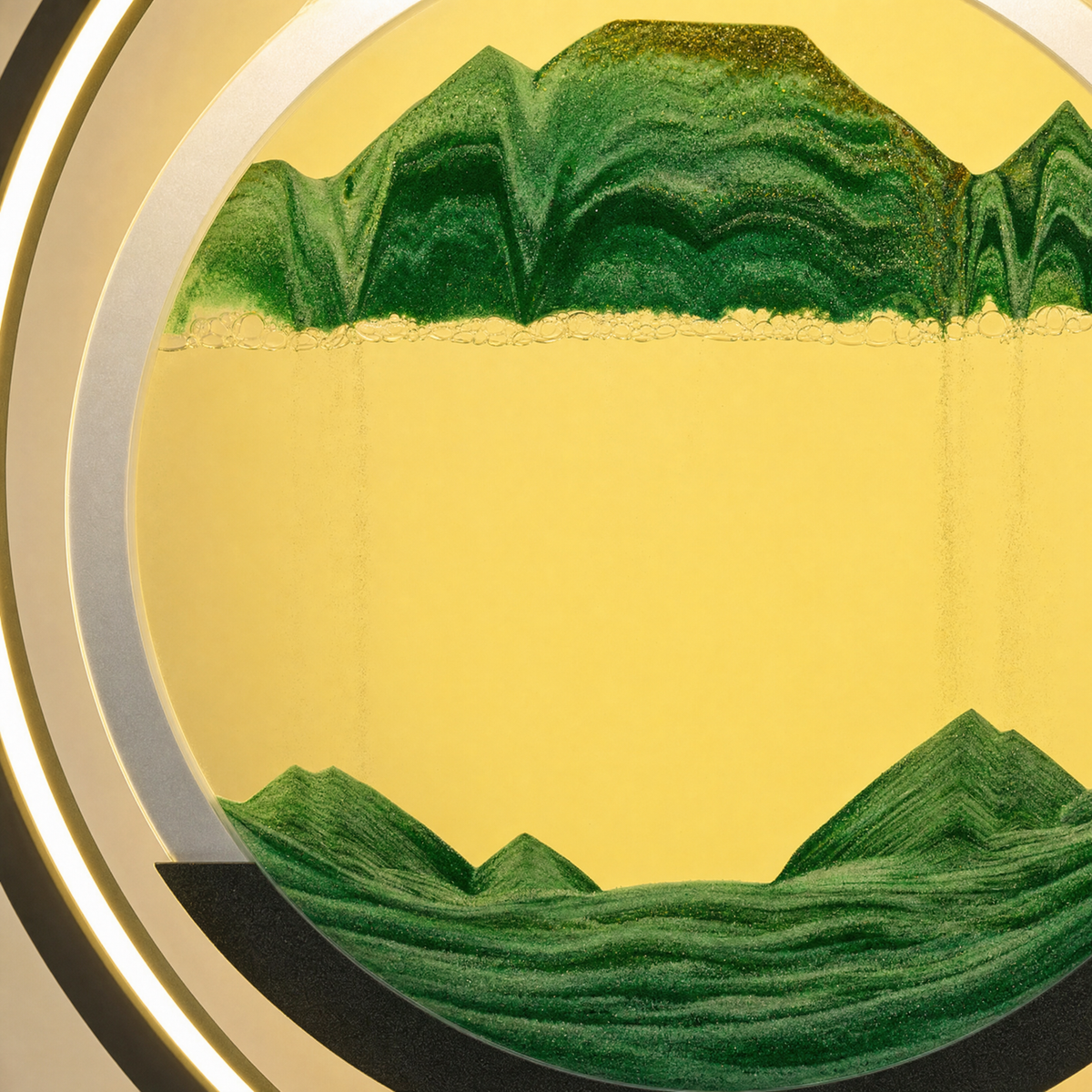 Duneglow LED Sand Art Table Lamp with 360° Rotation, view 2