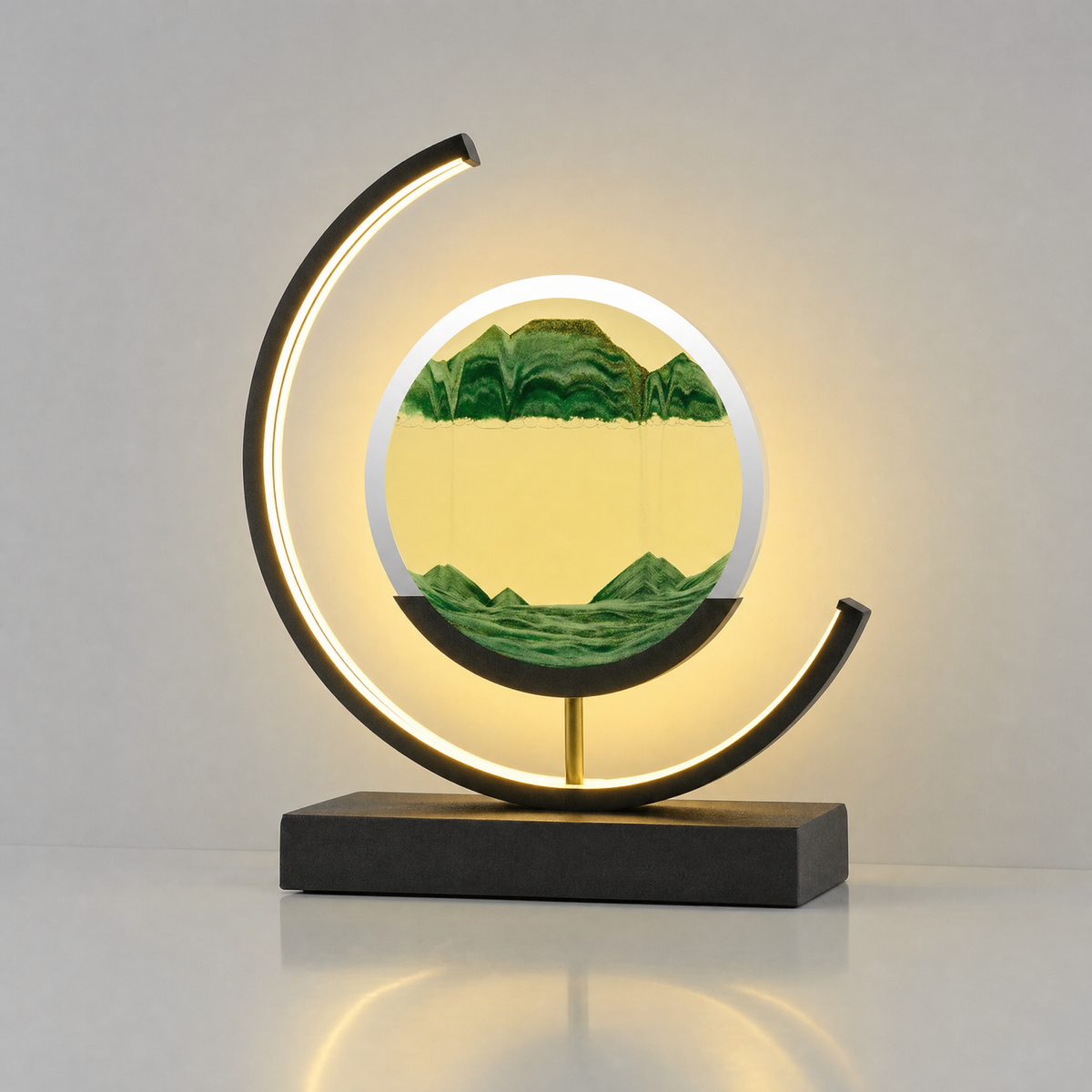 Duneglow LED Sand Art Table Lamp with 360° Rotation, view 5