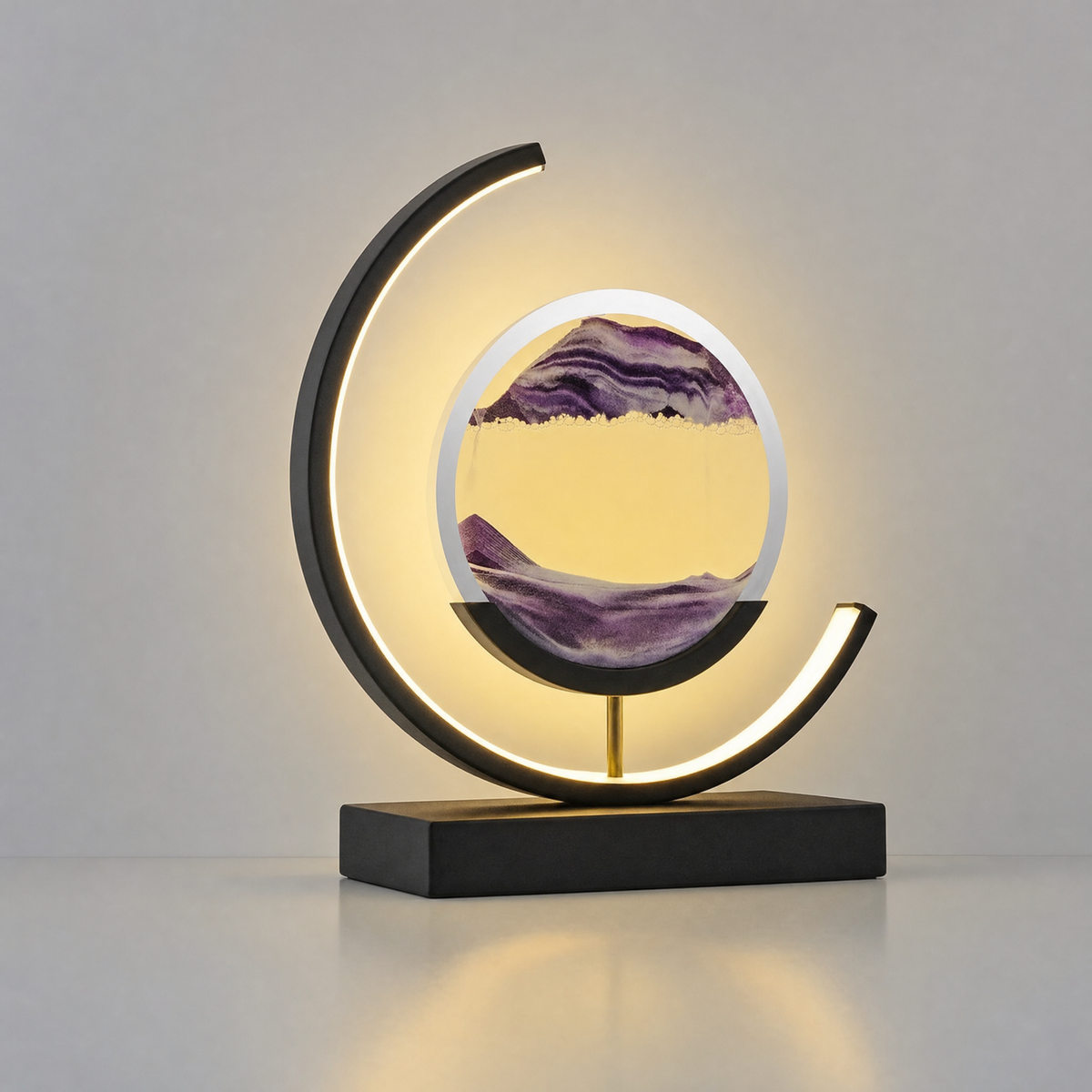 Duneglow LED Sand Art Table Lamp with 360° Rotation, view 7