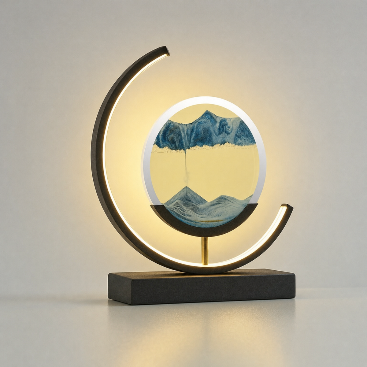 Duneglow LED Sand Art Table Lamp with 360° Rotation, view 6