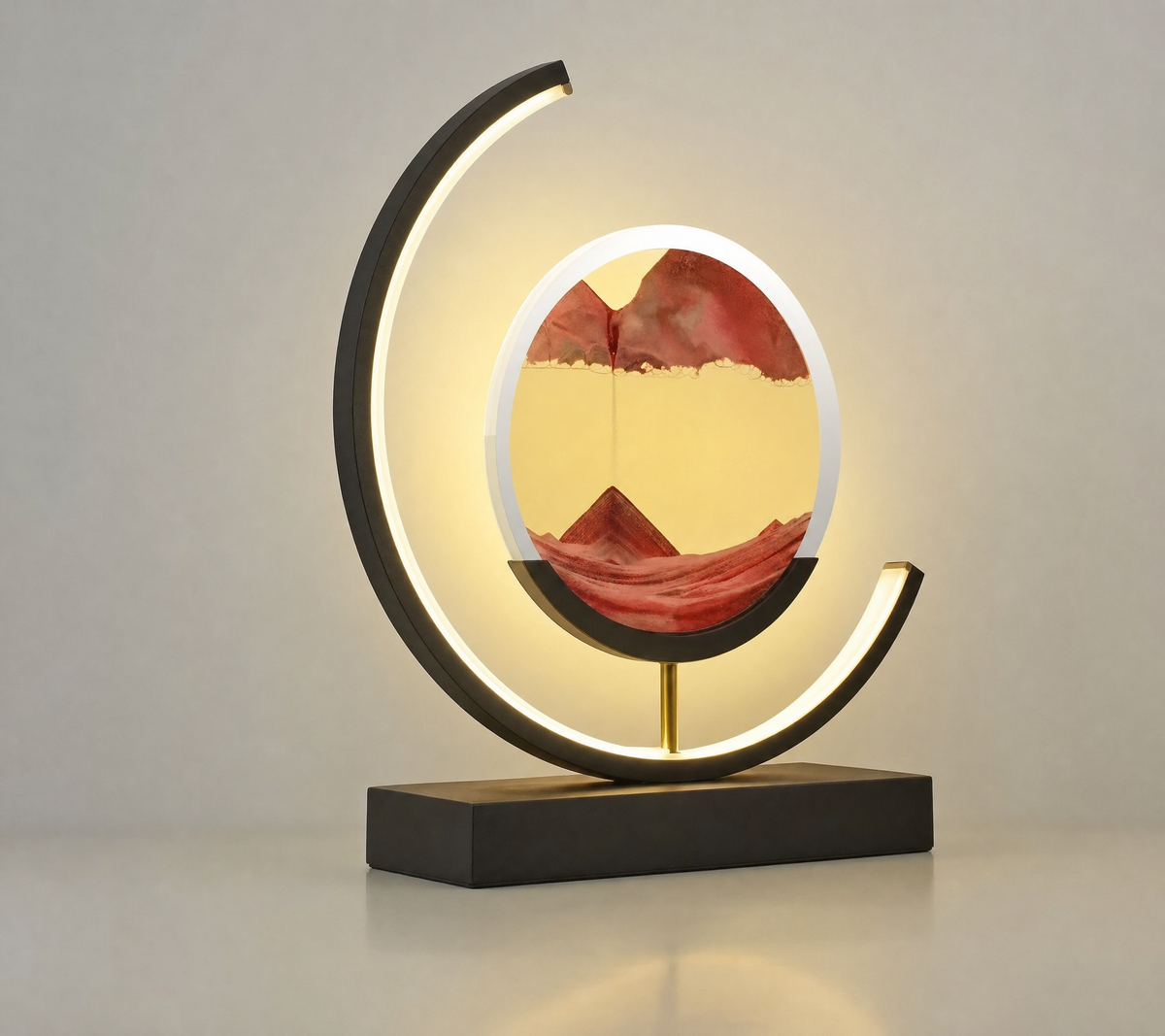 Duneglow LED Sand Art Table Lamp with 360° Rotation, view 8
