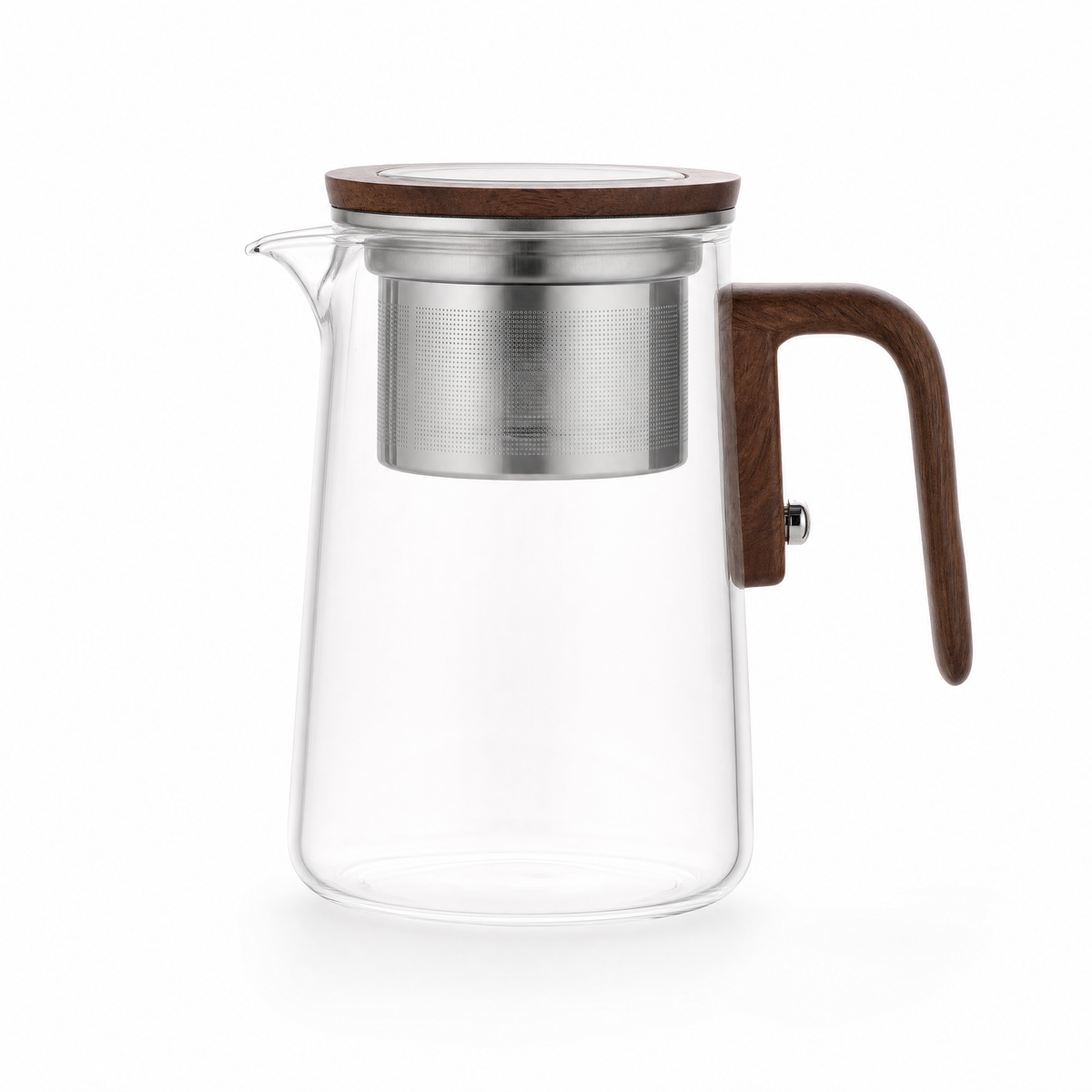Steepwell Elegant Glass Teapot, view 5