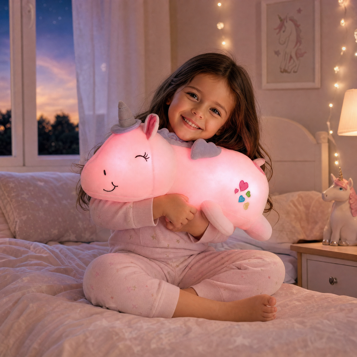 Glowpony Cosy Plush Unicorn Night Light