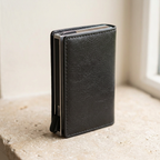 Back and side view of the slim card holder
