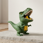 Side view of the dinosaur target