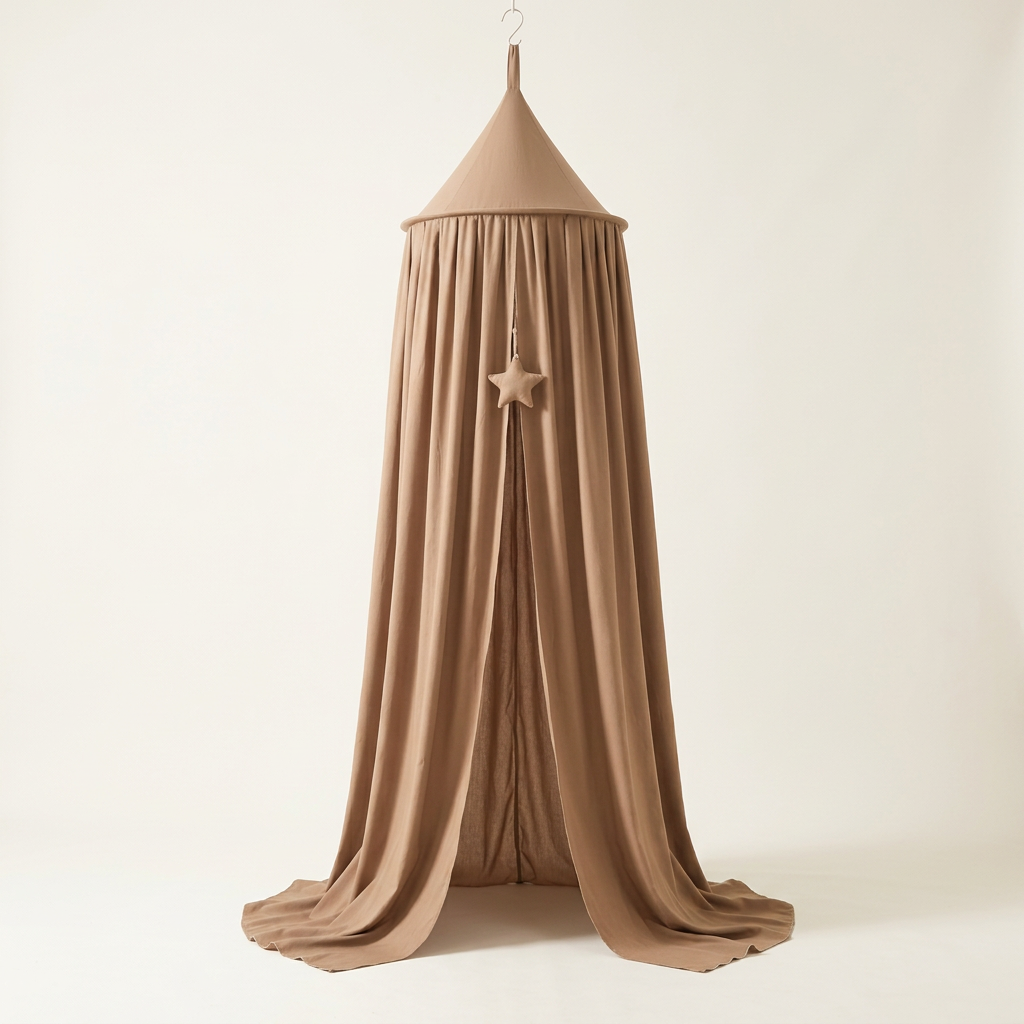 Light coffee hanging canopy