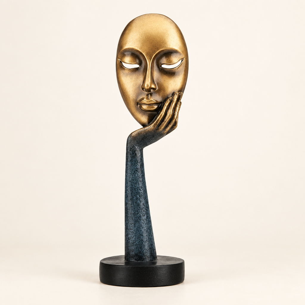 Ellery abstract resin sculpture, Big Face design