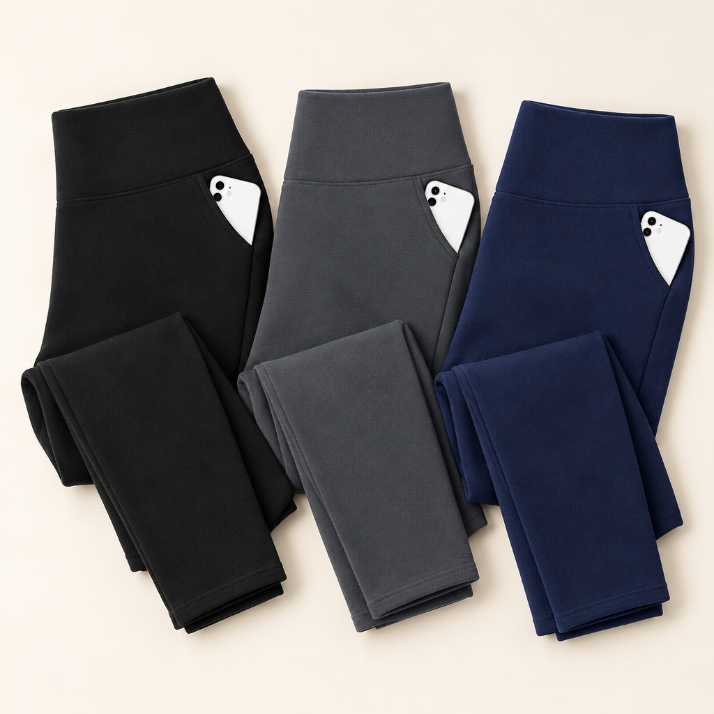 Thornby women's leggings 3-pack in Black / Grey / Navy