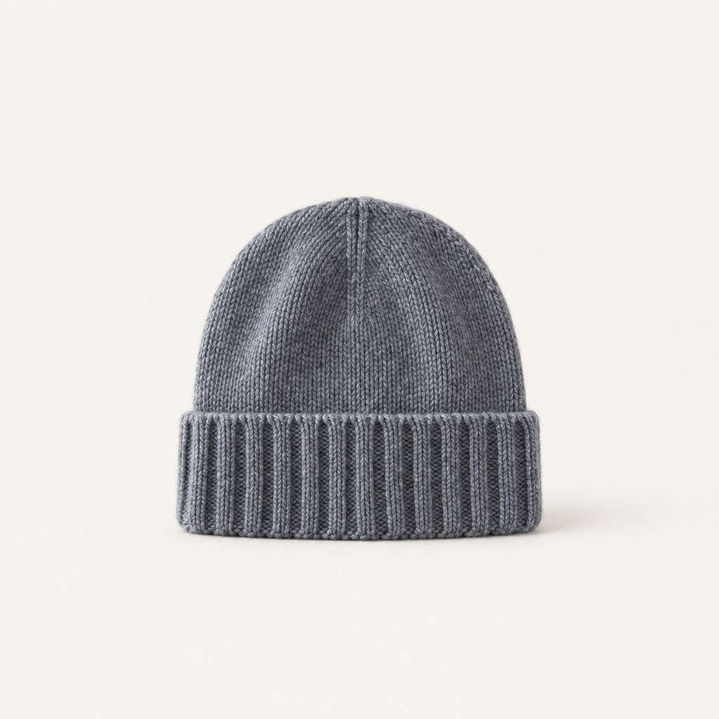 Kelso soft knit beanie in grey