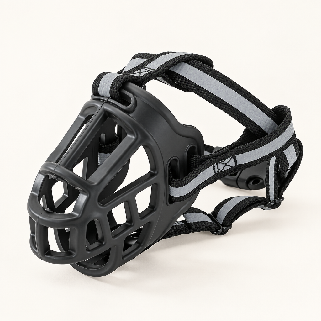Rufford soft silicone basket dog muzzle