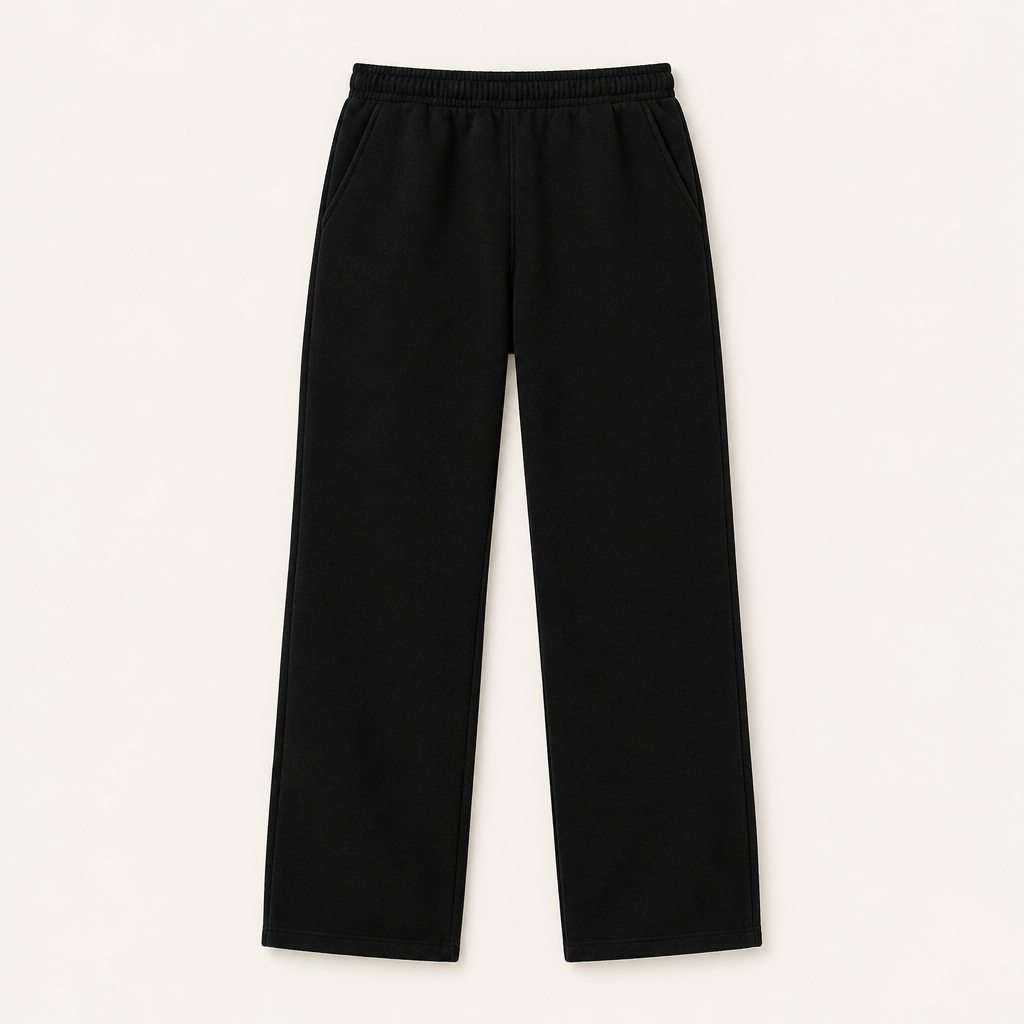 Ashdown women's straight-leg joggers in Black