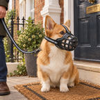 Rufford silicone basket muzzle side view