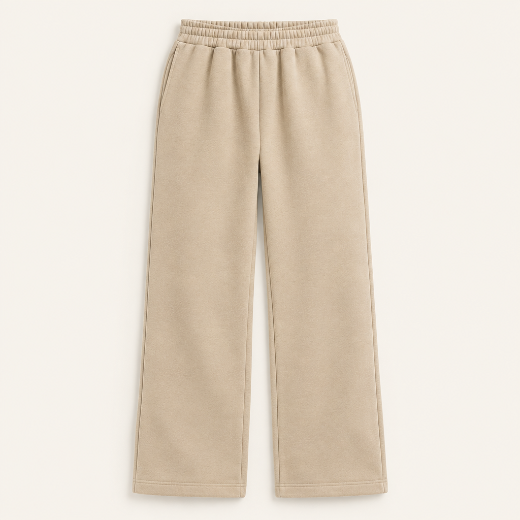 Ashdown women's straight-leg joggers in Beige