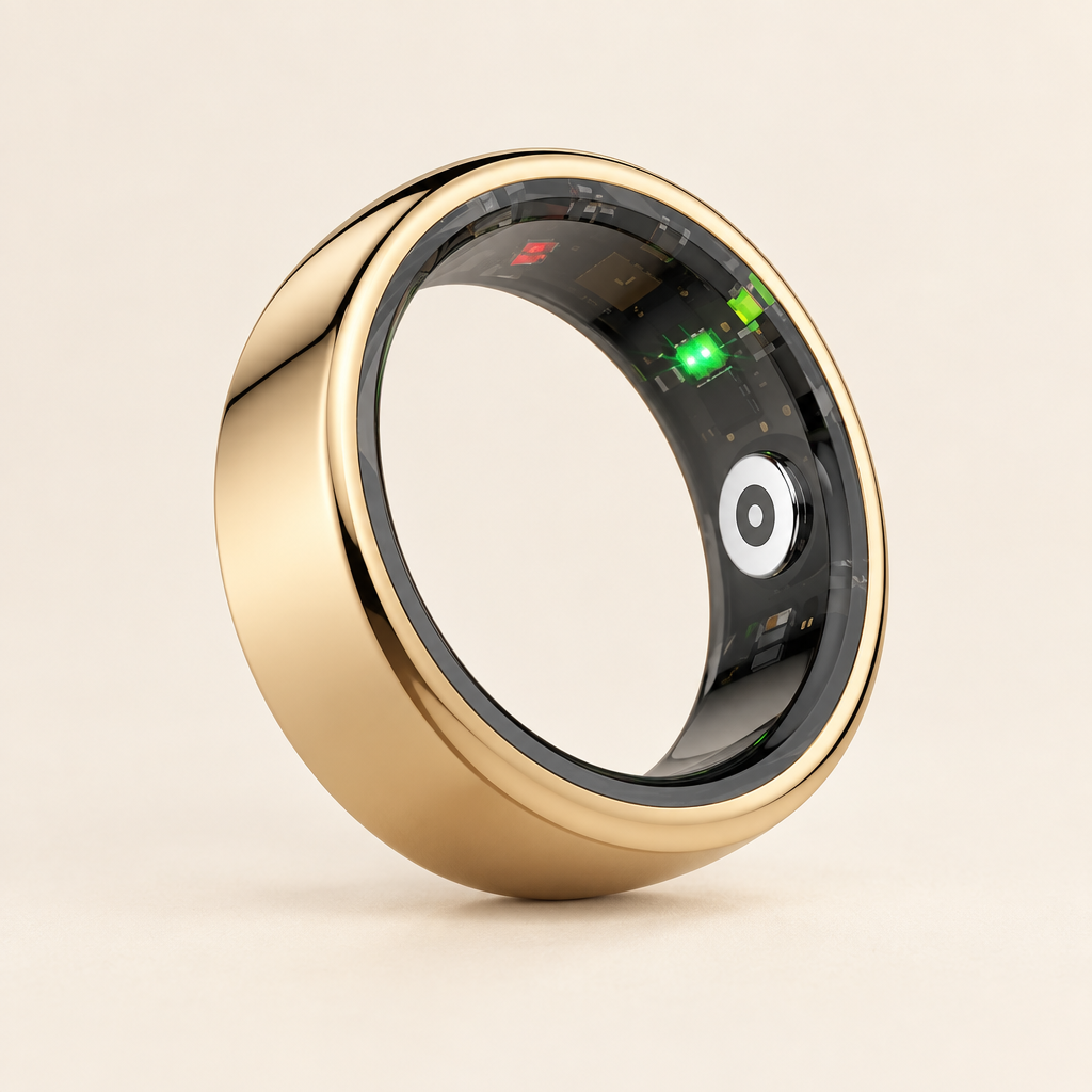 Tamworth smart ring in Gold