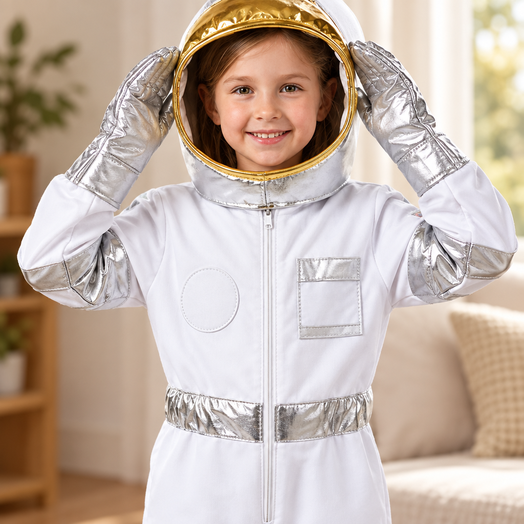 Close-up of the Lovell astronaut costume details