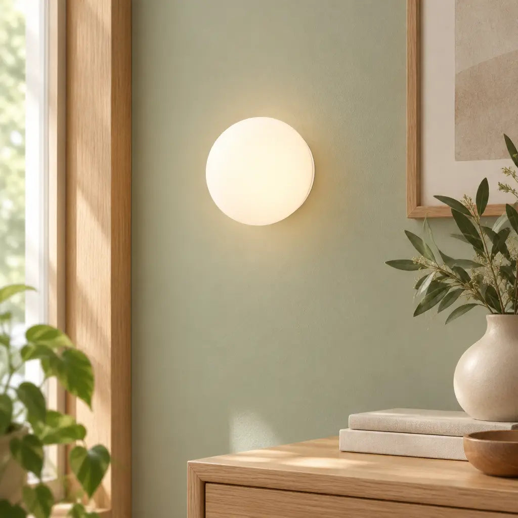 Selene Glass Globe Wall Light