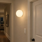 Selene Glass Globe Wall Light, view 3