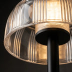 Aurora Fluted Cordless Table Lamp, view 2