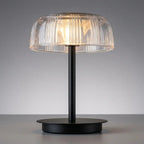 Aurora Fluted Cordless Table Lamp, view 3