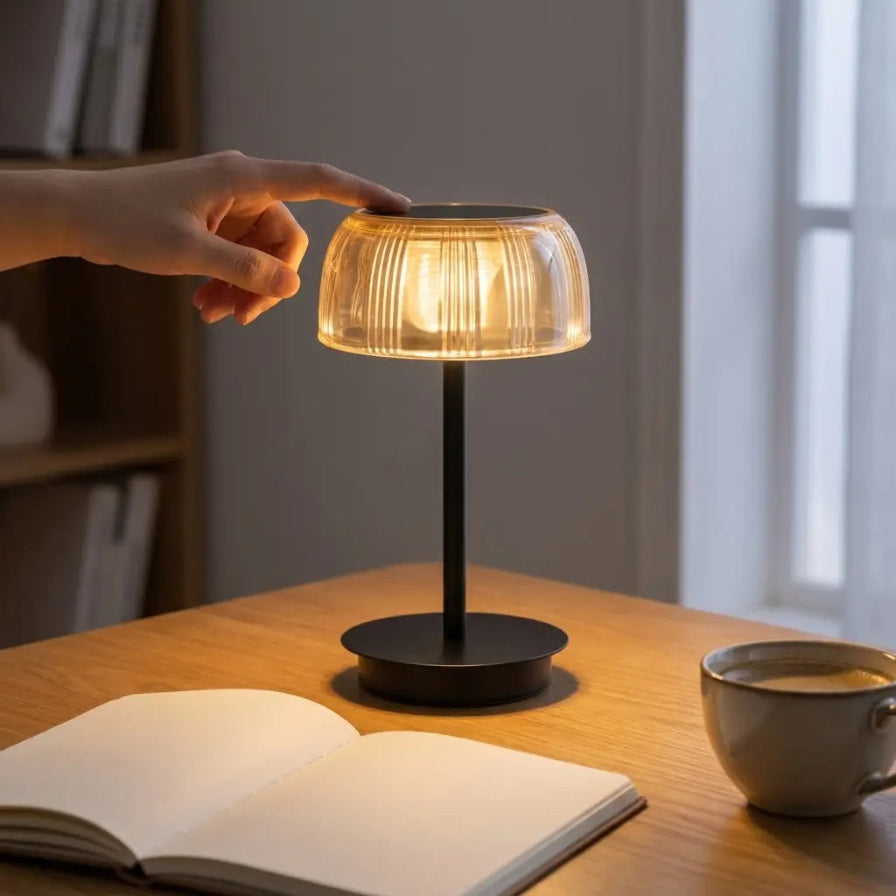 Aurora Fluted Cordless Table Lamp